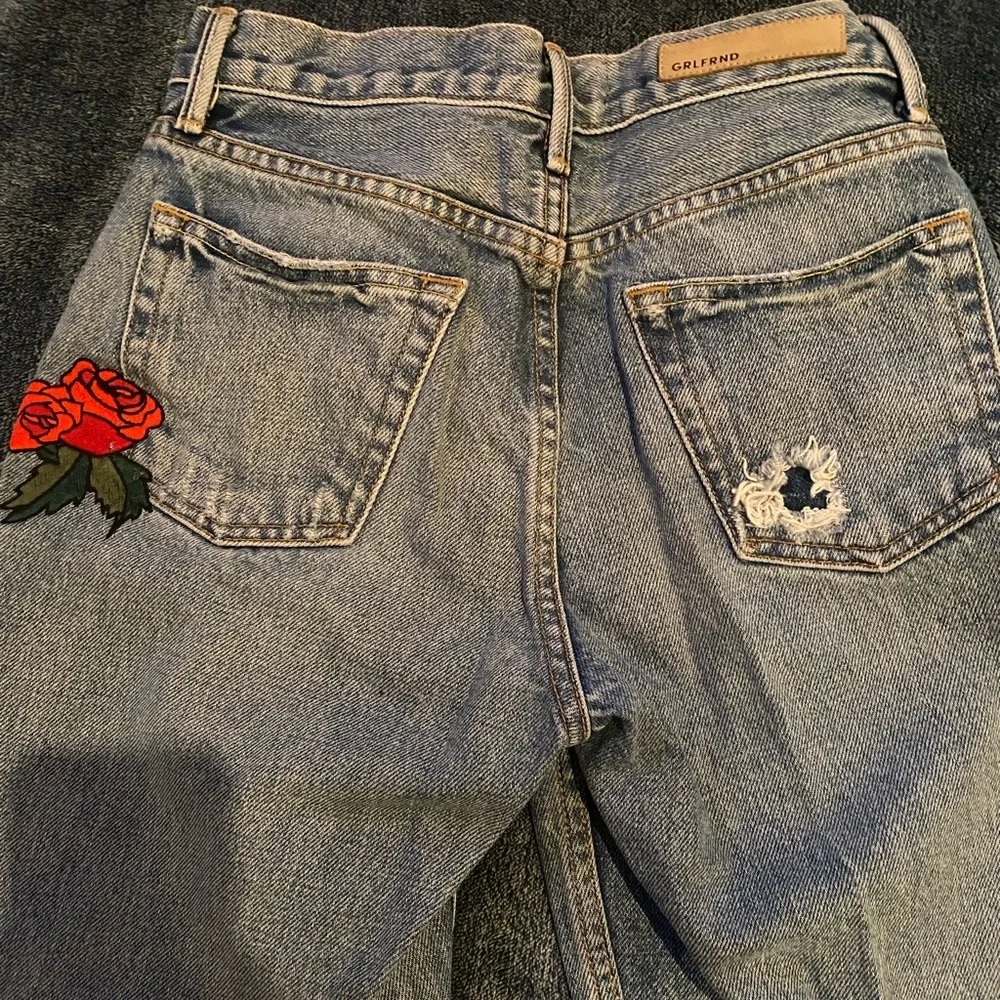 GRLFRND x Revolve Helena High Rise Straight Jean - Picture 12 of 12